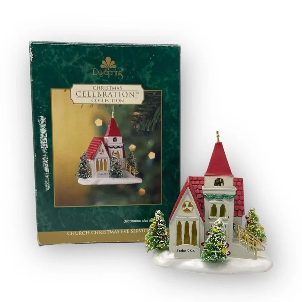 Dayspring Collection Church Christmas Eve Service Ornament 2006 Psalm 96:4